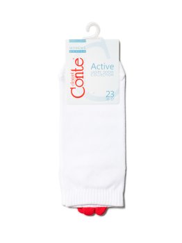 Sneakersocken Damen mit Herzchen, Conte